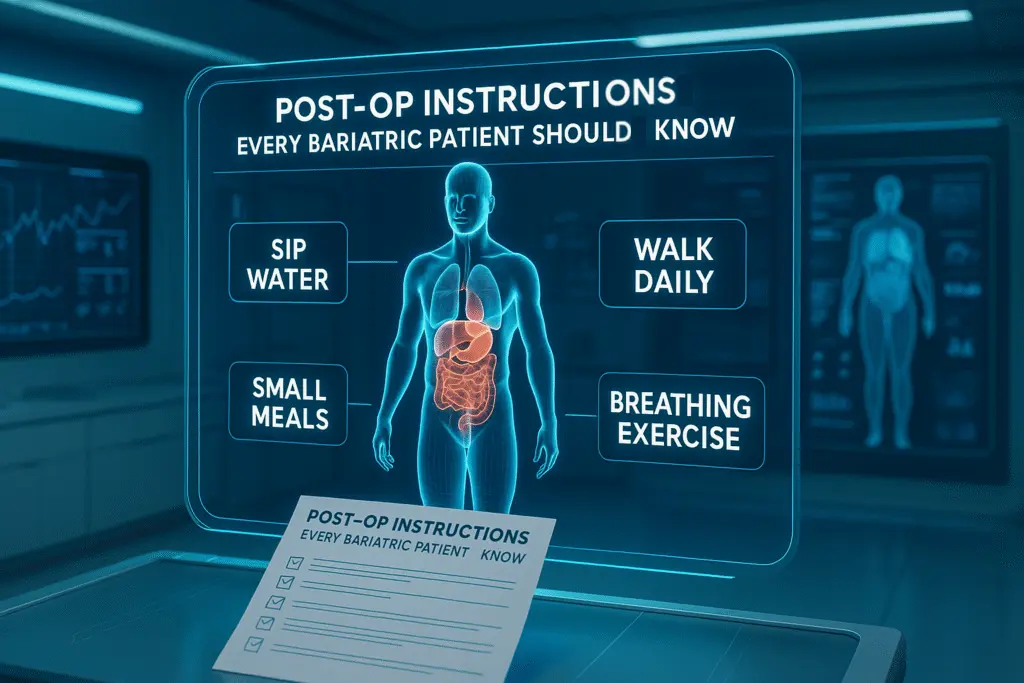 Post‑Op Instructions Every Bariatric Patient Should Know